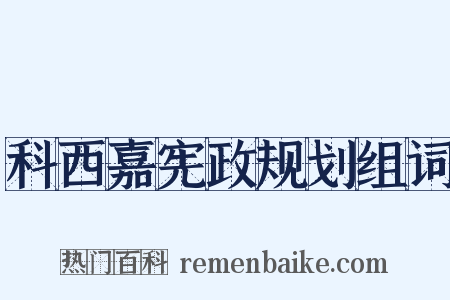 科西嘉宪政规划组词是什么意思的图片